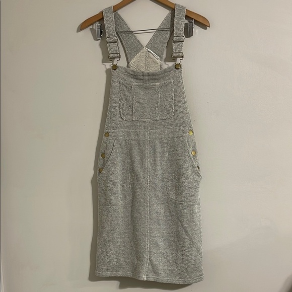 Dresses & Skirts - Gray Overall Dress with Adjustable Straps